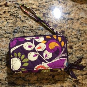 Vera Bradley Plum Crazy Wristlet